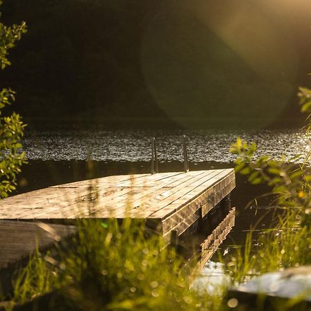 Domek Dla Pary Kaszuby Linia Brzegowa Jezioro Prywatny Las Roztoka  Kültér fotó